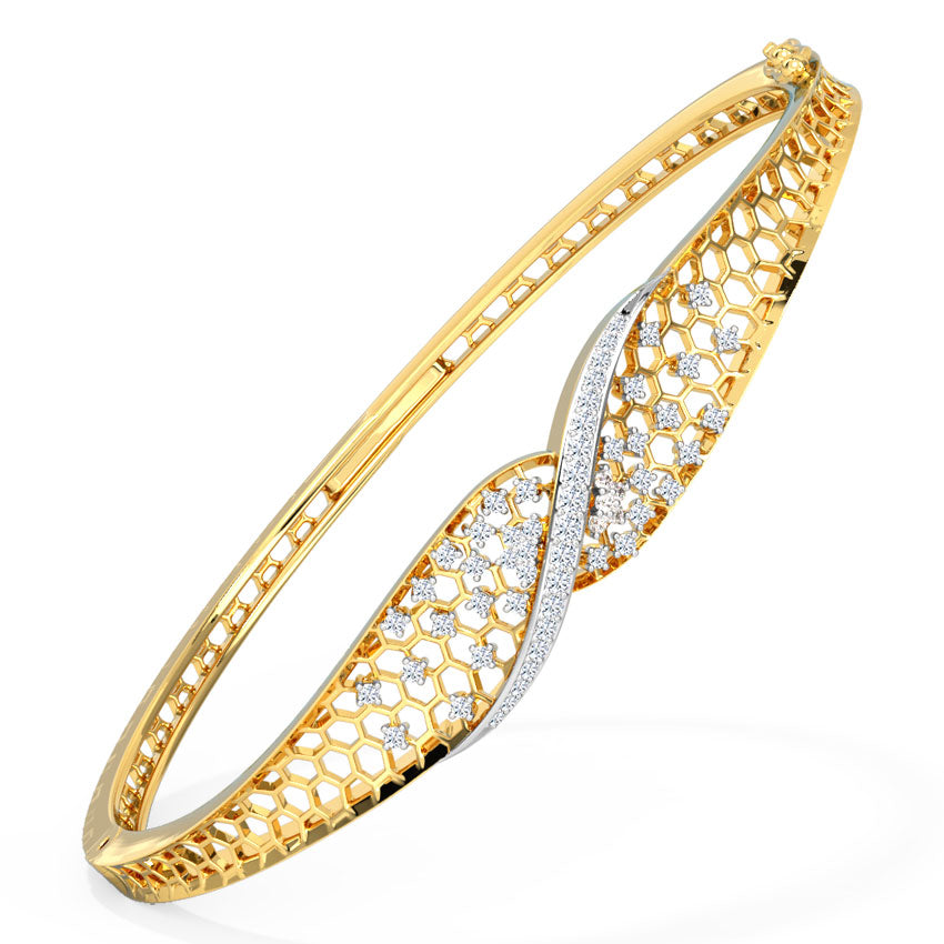 Selene Twist Sparked Diamond Bracelet