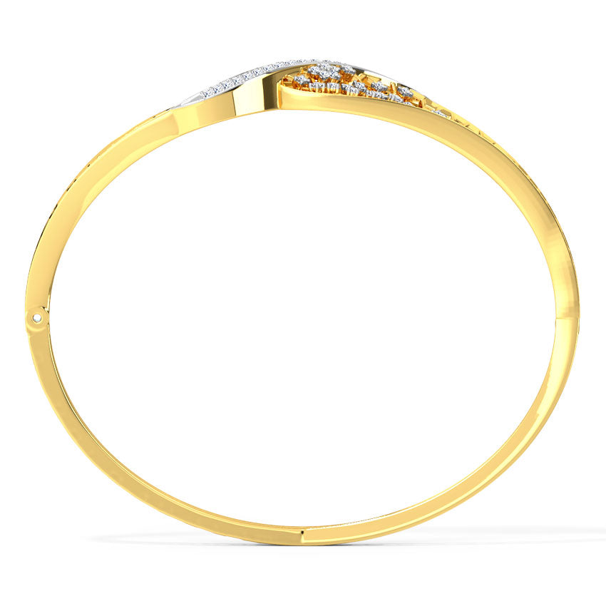 Selene Twist Sparked Diamond Bracelet