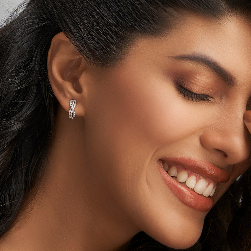 Lovise Aura Diamond Hoops