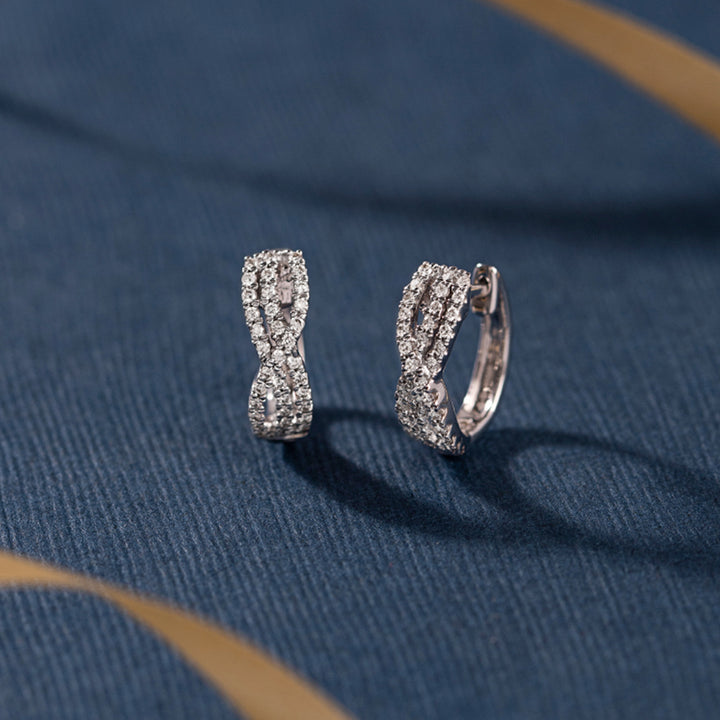Lovise Aura Diamond Hoops