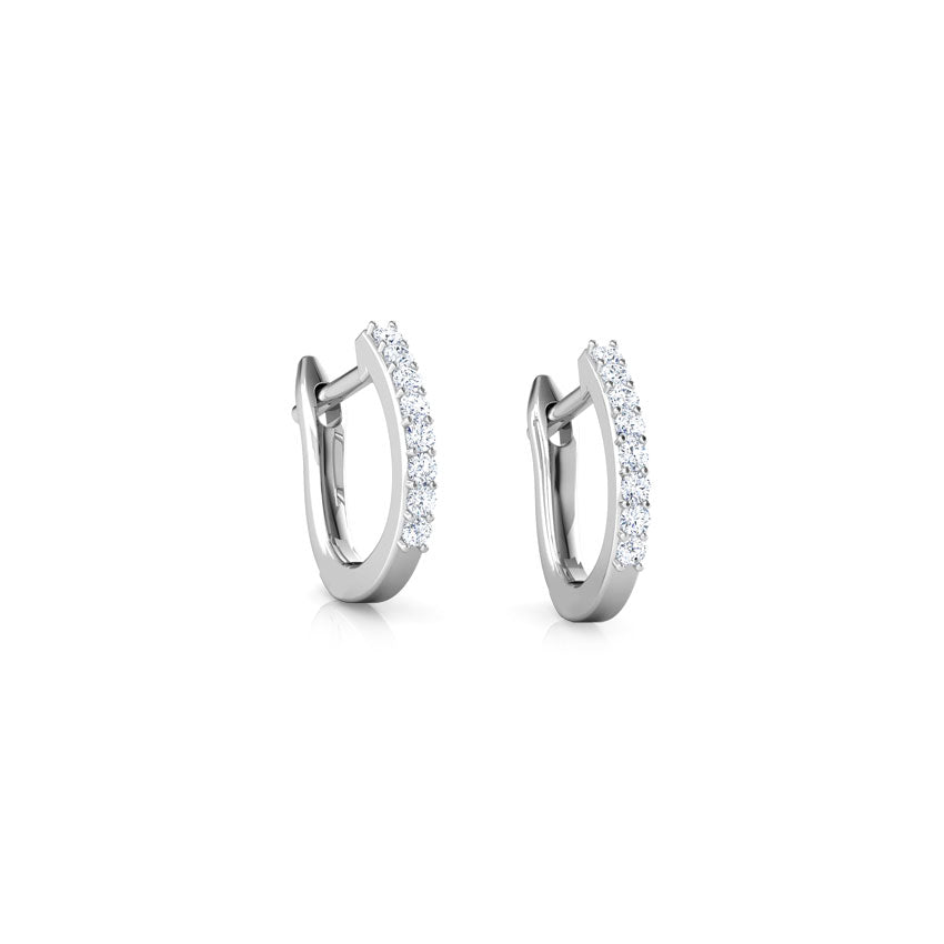 LineaGlow Multi-Pierce Diamond Hoops
