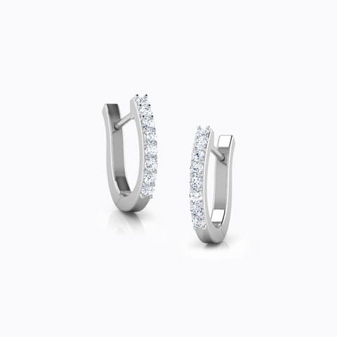 LineaGlow Multi-Pierce Diamond Hoops