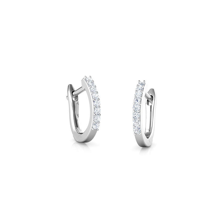 LineaGlow Multi-Pierce Diamond Hoops