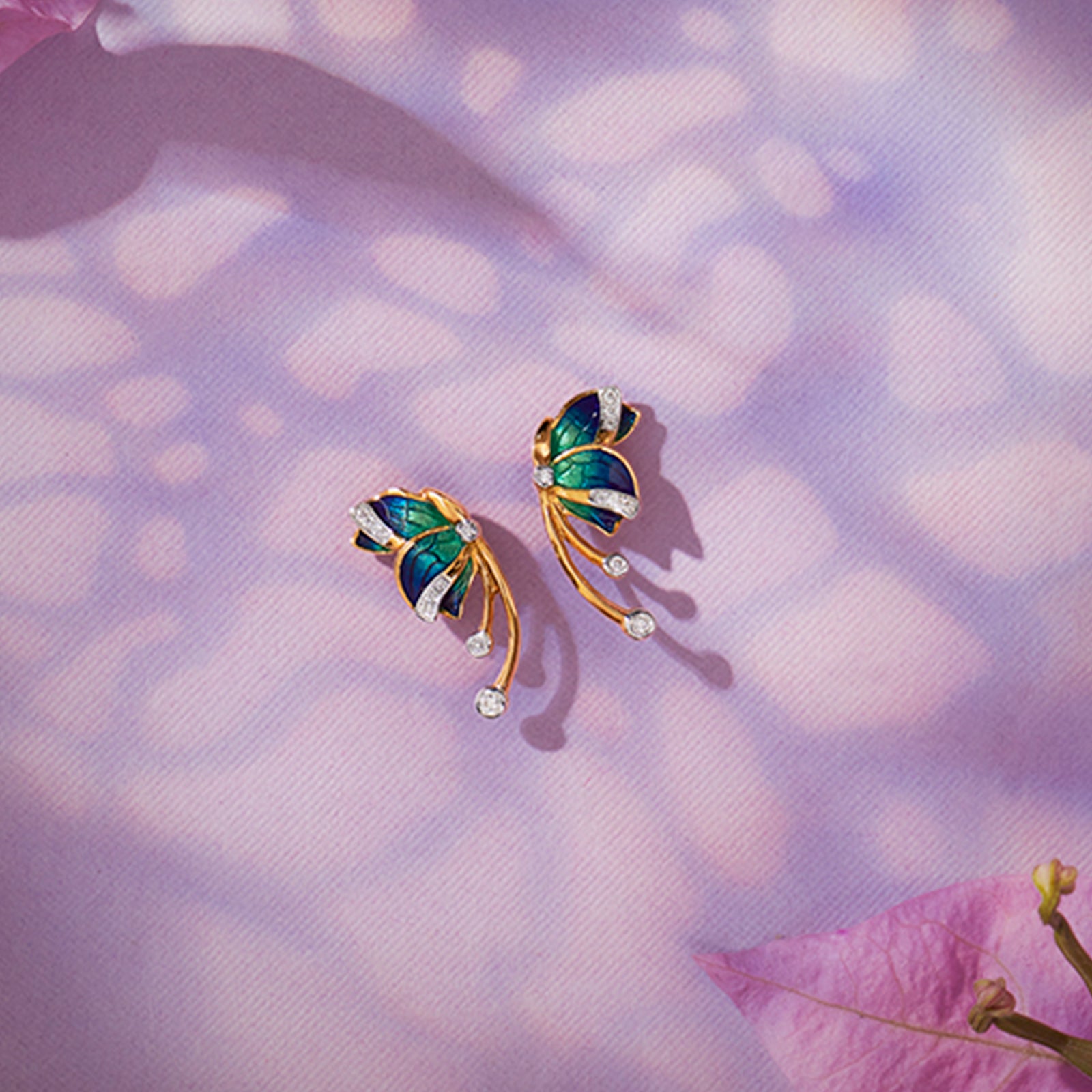 Aurelia Wing Diamond Cuffs