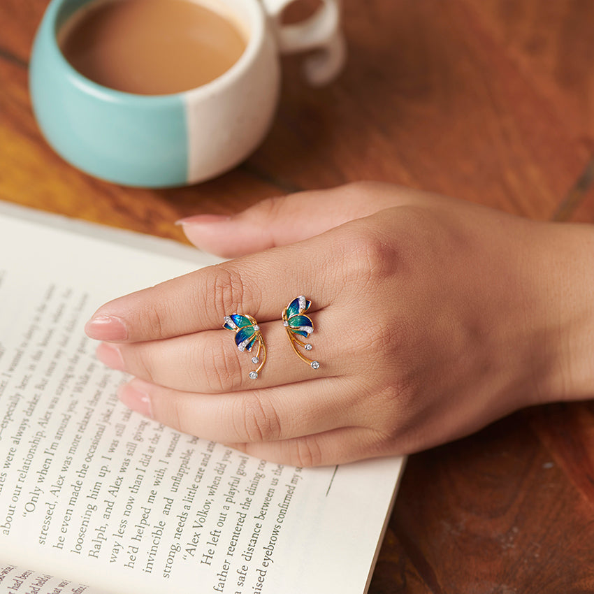 Aurelia Wing Diamond Cuffs