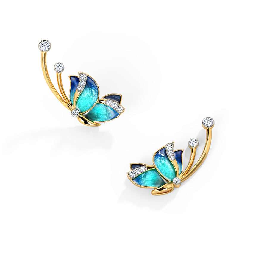 Aurelia Wing Diamond Cuffs