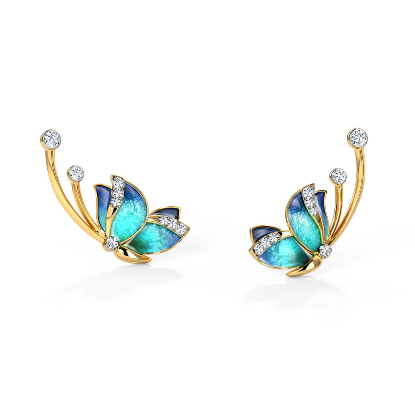Aurelia Wing Diamond Cuffs