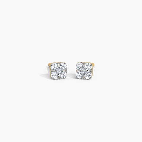Mini Radiant Diamond Cluster Studs