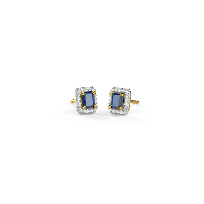 QuatraGlow Gemstone Studs