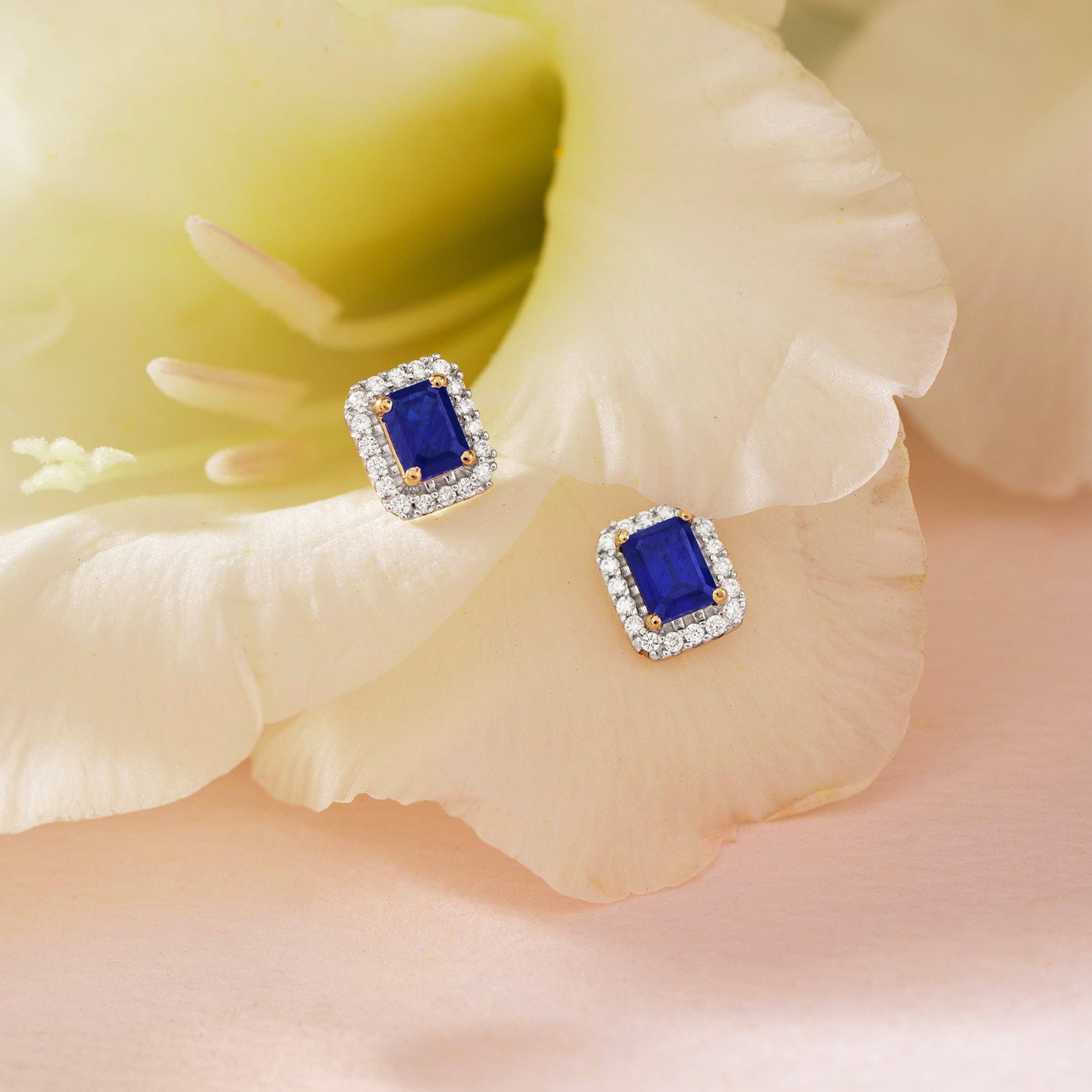 QuatraGlow Gemstone Studs