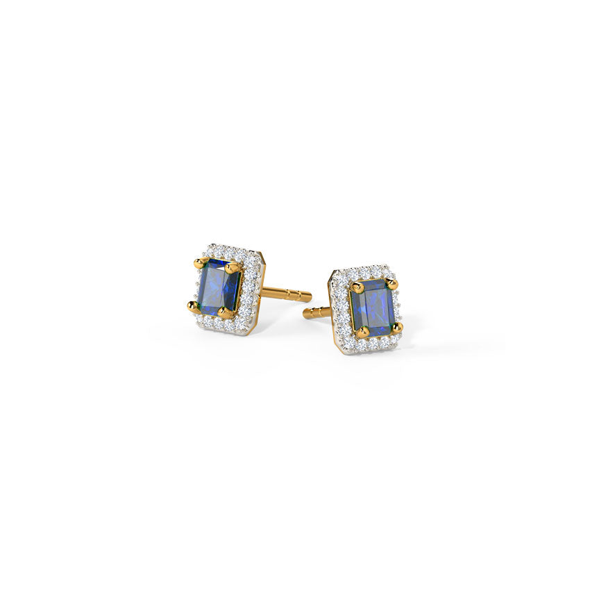 QuatraGlow Gemstone Studs