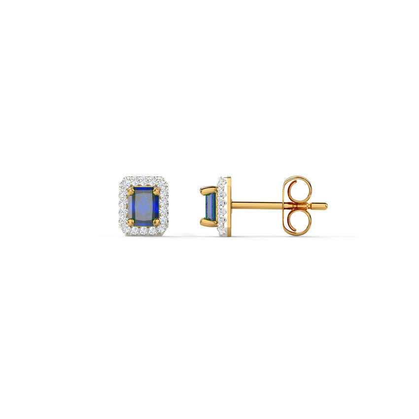 QuatraGlow Gemstone Studs