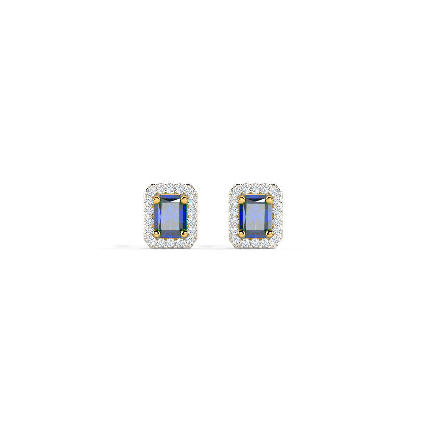 QuatraGlow Gemstone Studs