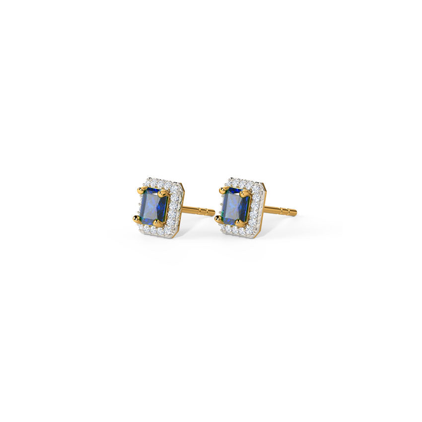 QuatraGlow Gemstone Studs