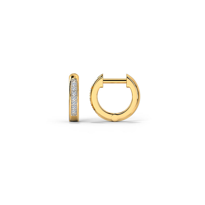 Lyra Shine Diamond Hoops