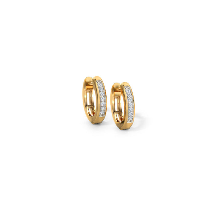 Lyra Shine Diamond Hoops