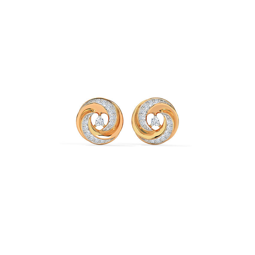 Lumiswirl Diamond Studs