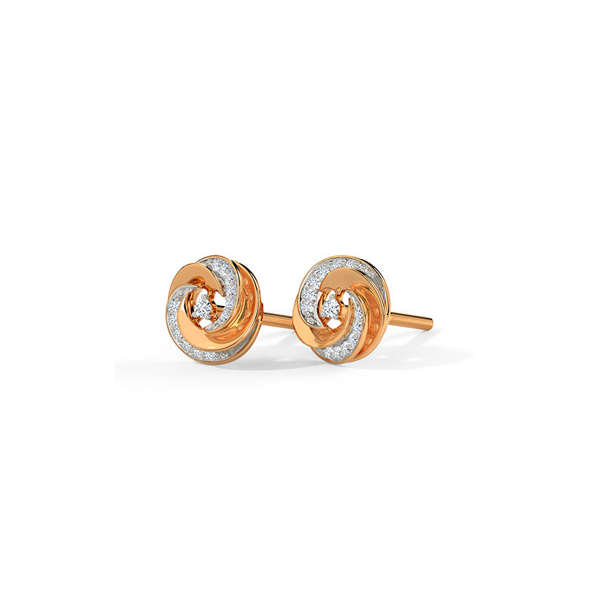 Lumiswirl Diamond Studs