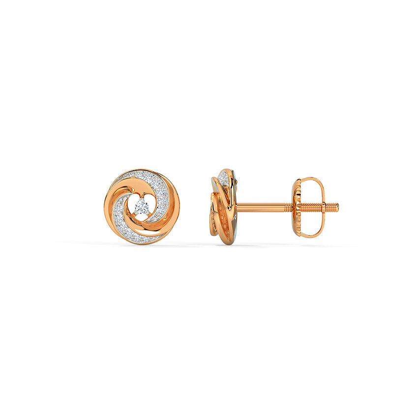 Lumiswirl Diamond Studs