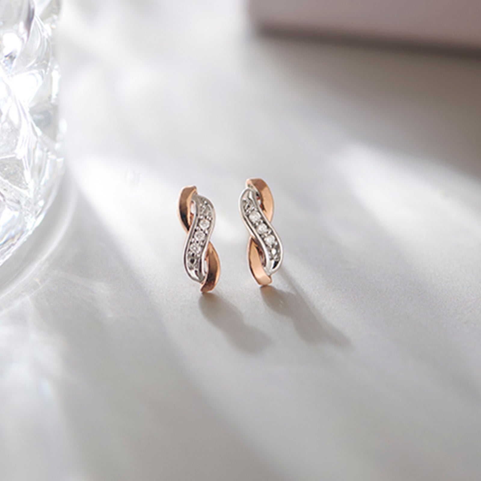 Everdazzle Infinity Diamond Studs