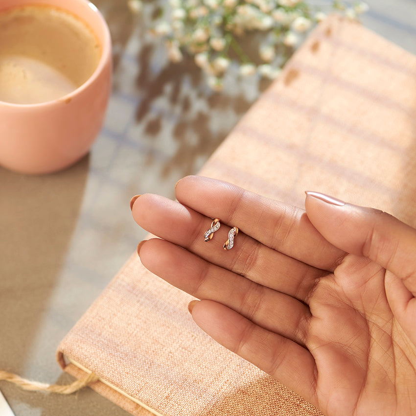 Everdazzle Infinity Diamond Studs