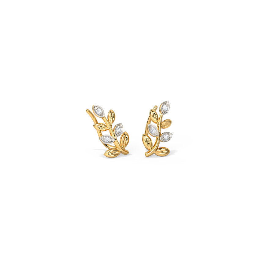 Elowen Leaf Diamond Cuffs