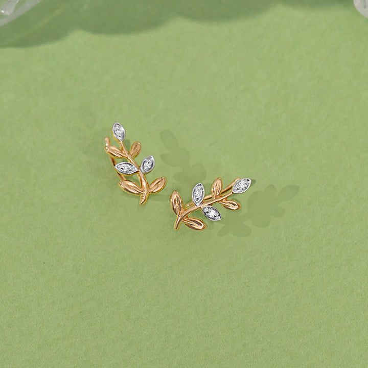 Elowen Leaf Diamond Cuffs