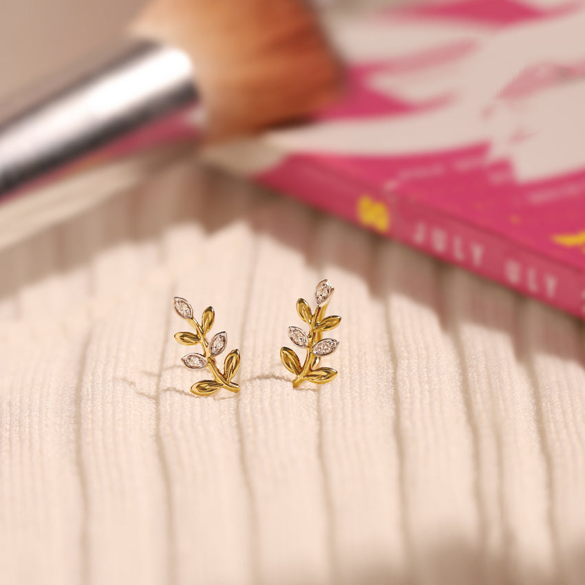 Elowen Leaf Diamond Cuffs