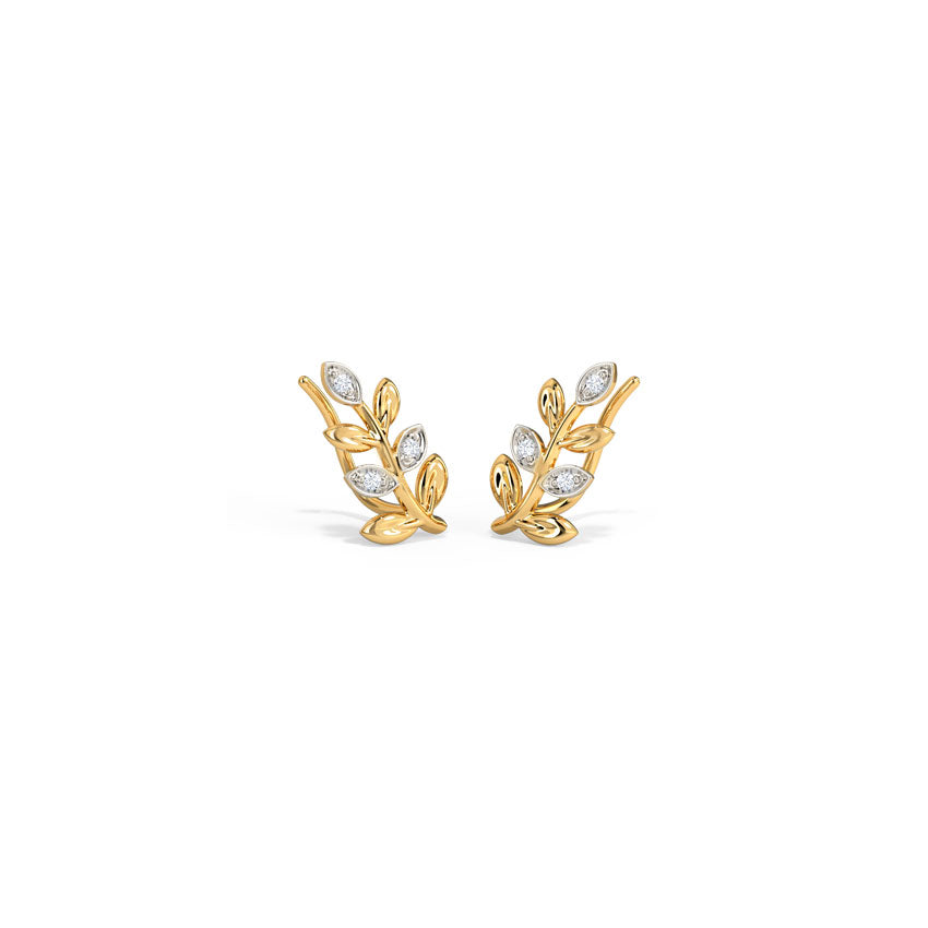 Elowen Leaf Diamond Cuffs