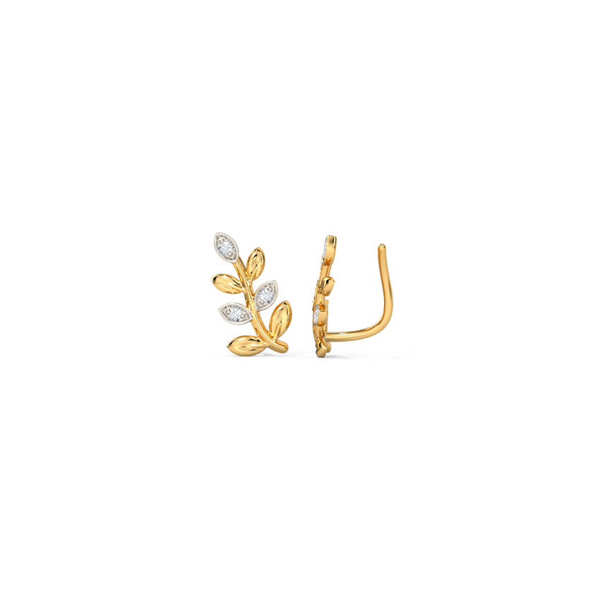 Elowen Leaf Diamond Cuffs