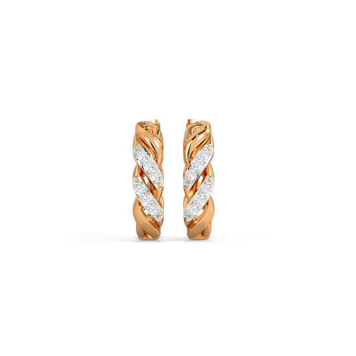 Delaney Loop Diamond Hoops