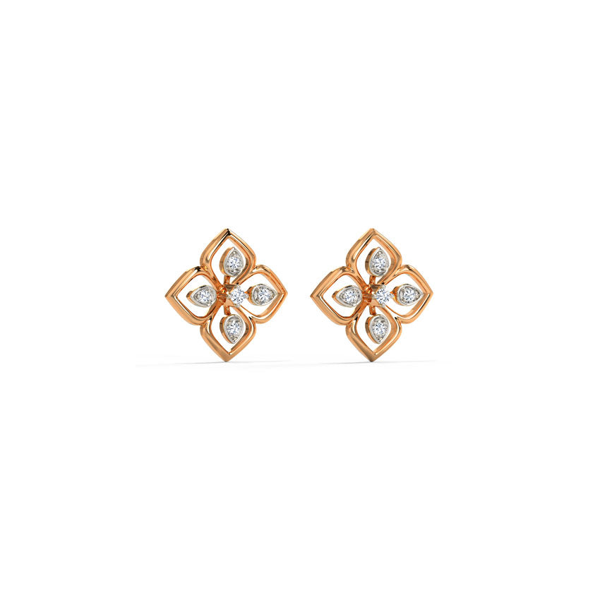 PetalKiss Diamond Studs