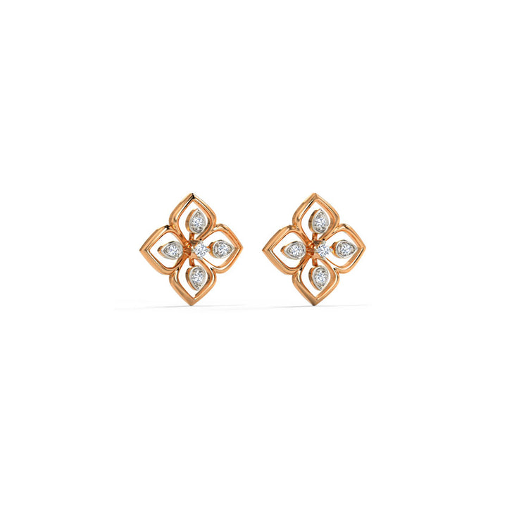 PetalKiss Diamond Studs