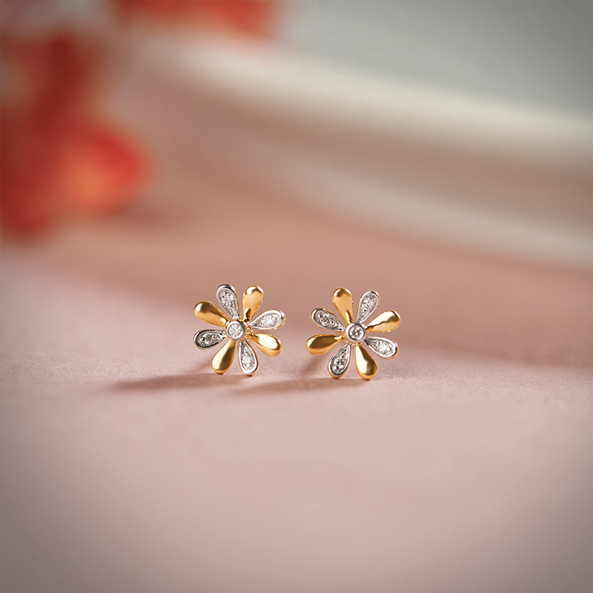 Flora Flick Diamond Studs