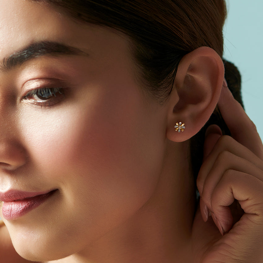 Flora Flick Diamond Studs