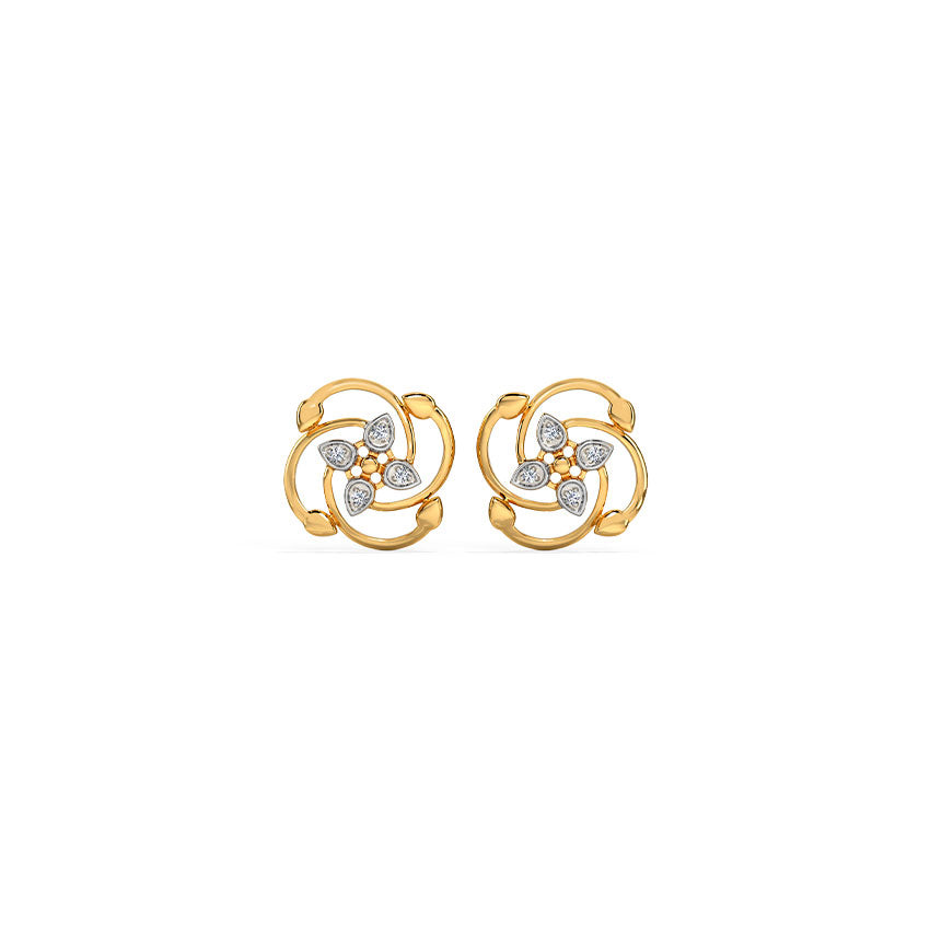 Florence Bloom Diamond Studs