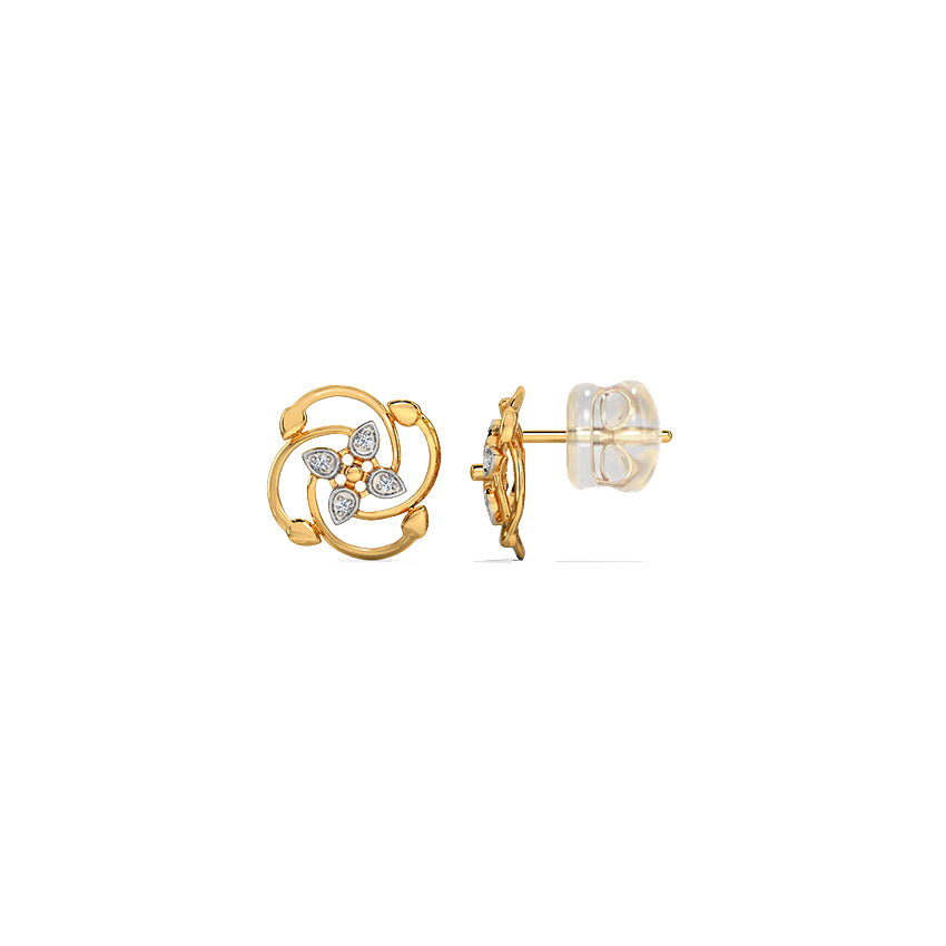 Florence Bloom Diamond Studs