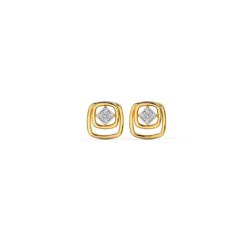 Regenta Square Diamond Studs