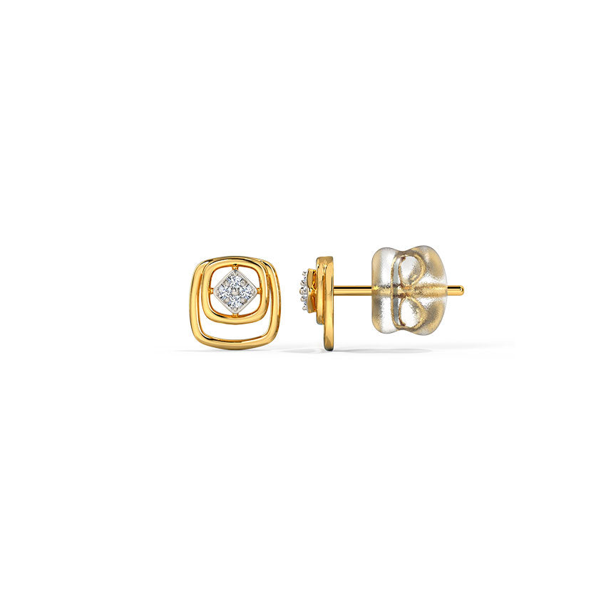 Regenta Square Diamond Studs