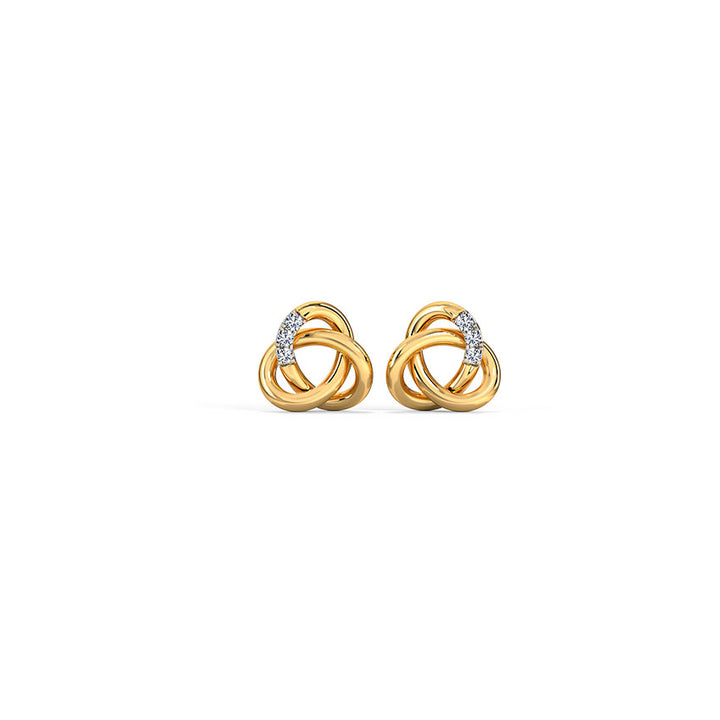Twiselle Knot Diamond Studs