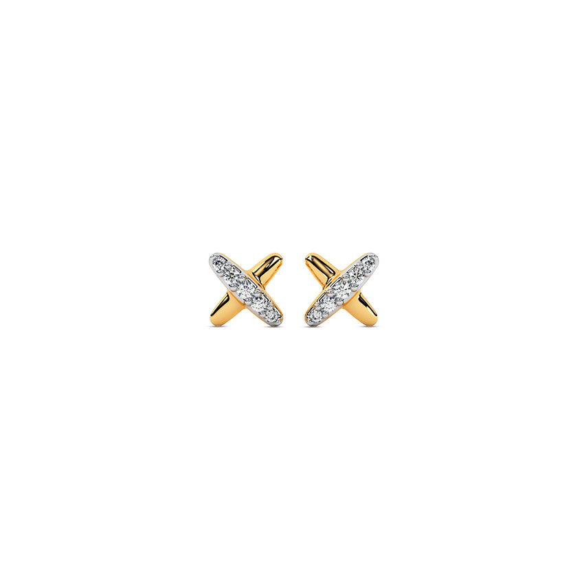 Divina Diamond Arc Studs