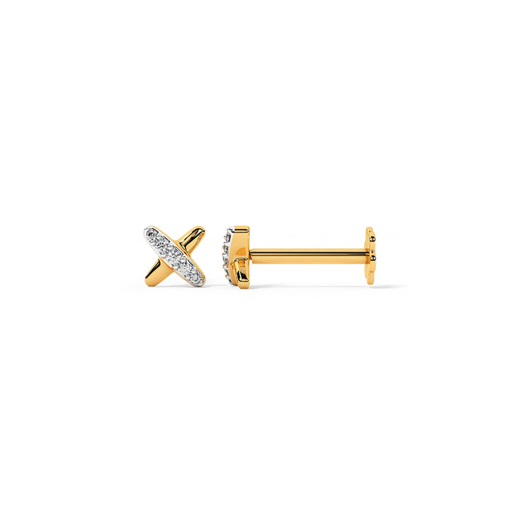 Divina Diamond Arc Studs
