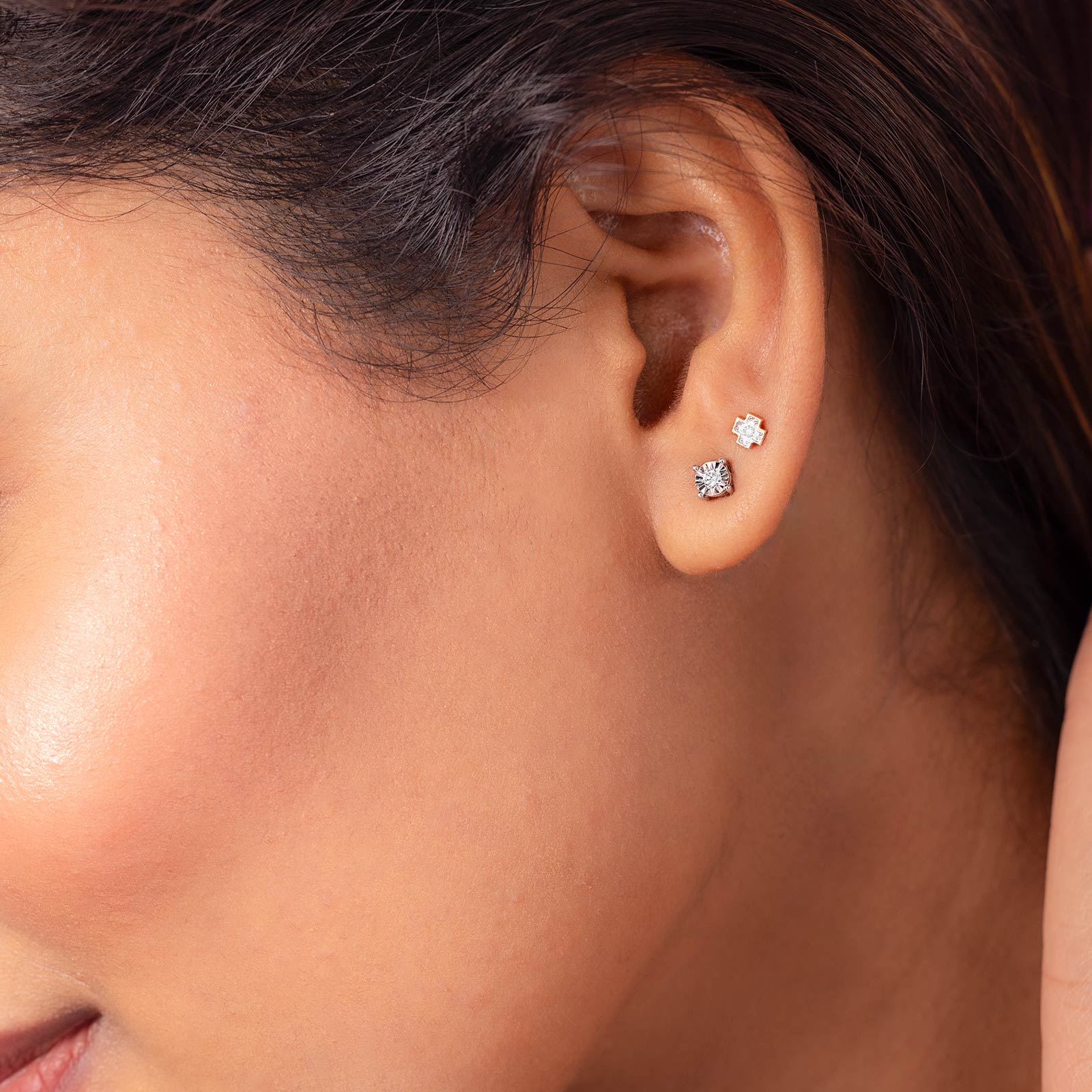 Jeweluxe Multi-Diamond Studs