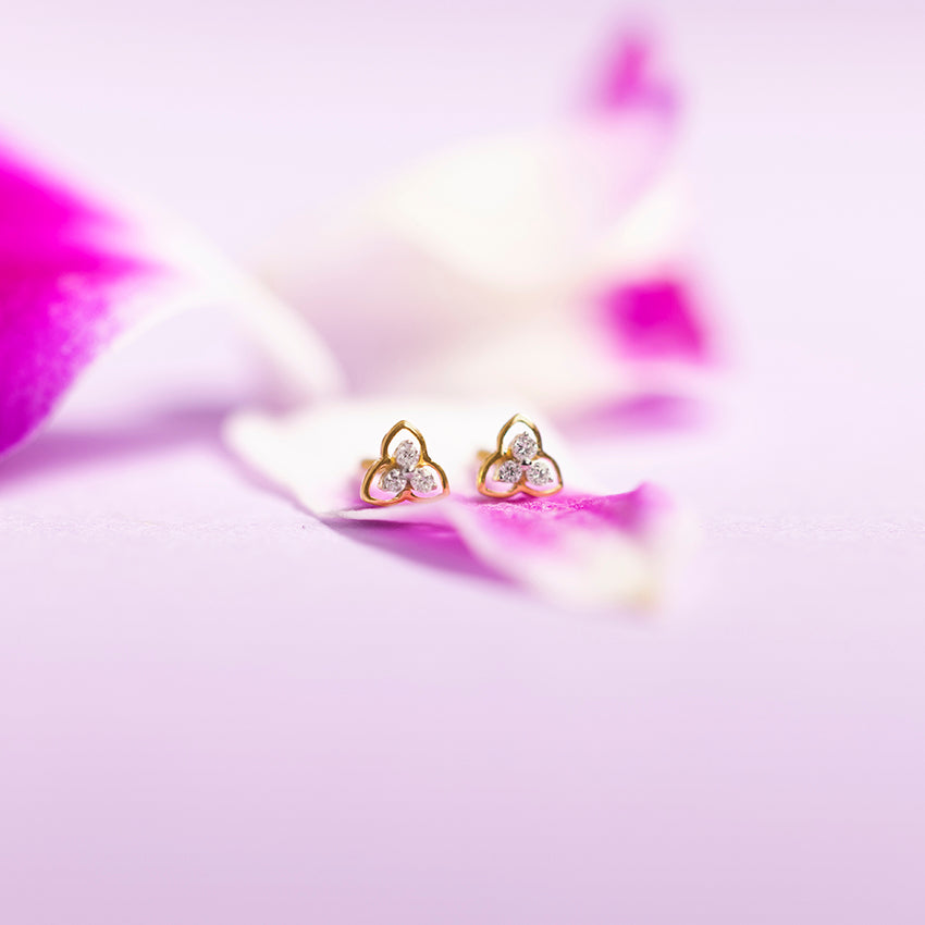 CelestMesh Diamond Studs