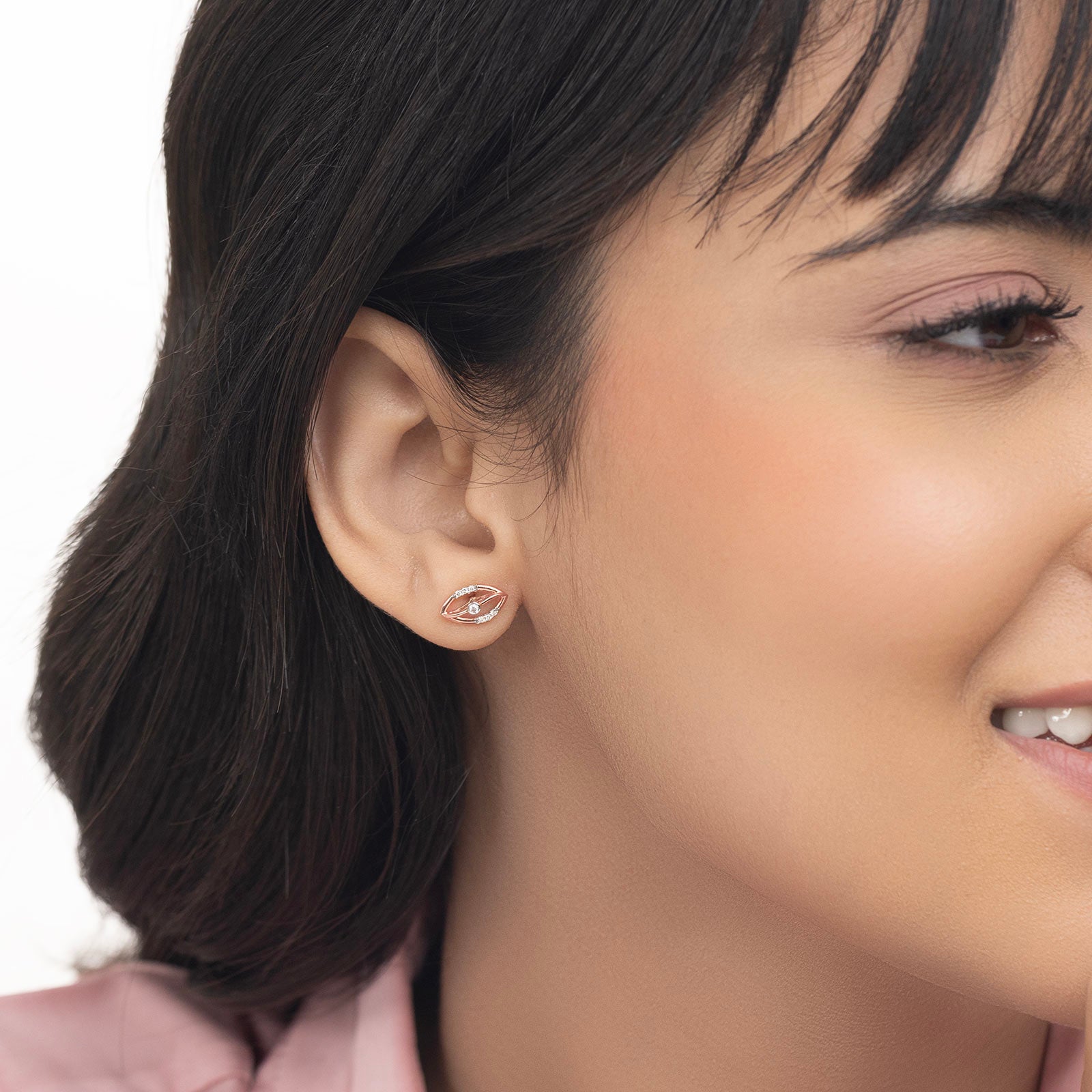 Astriva Swirl Diamond Studs