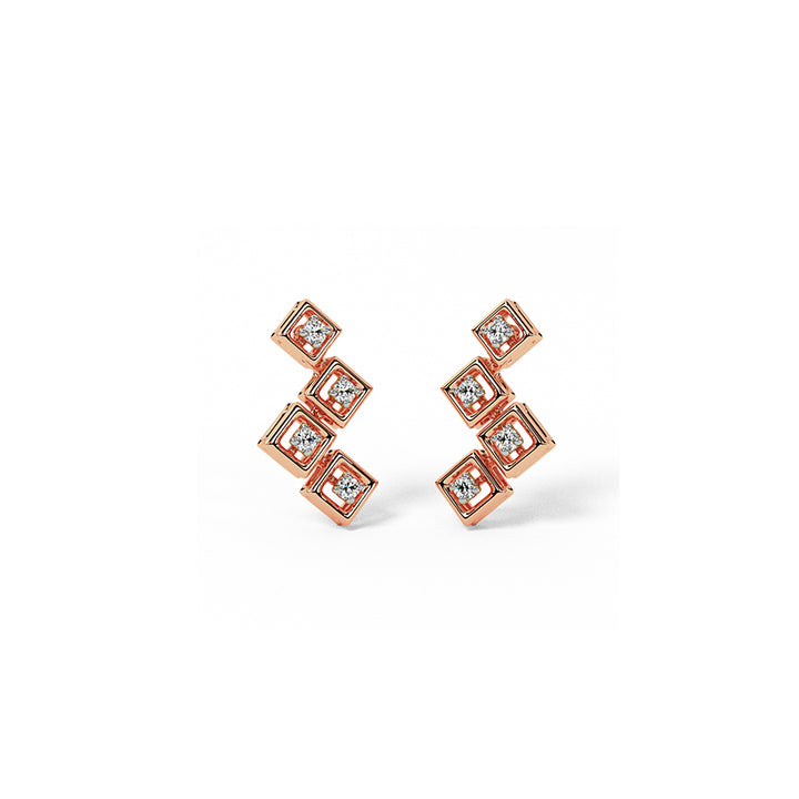 PrismGlow Diamond Studs