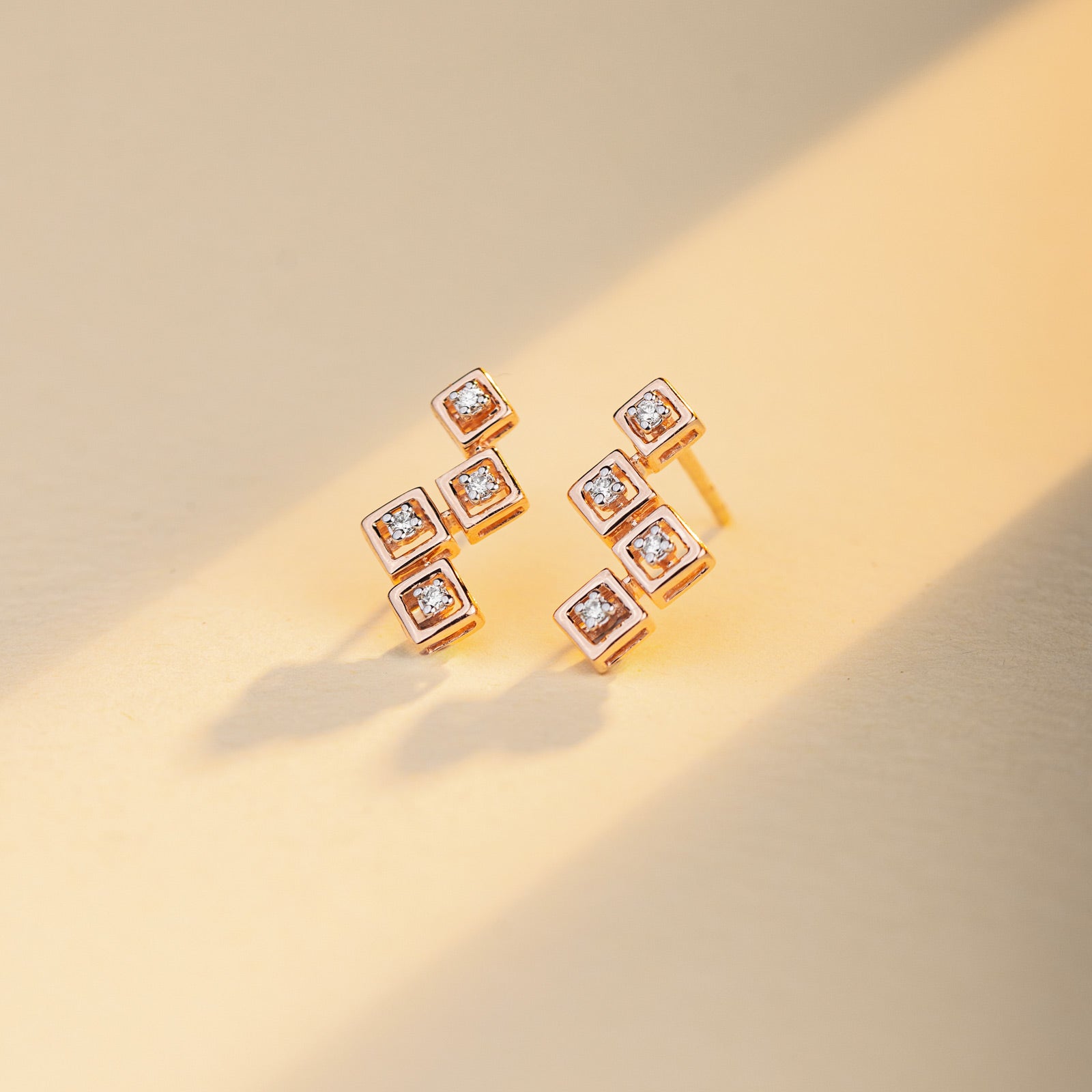PrismGlow Diamond Studs