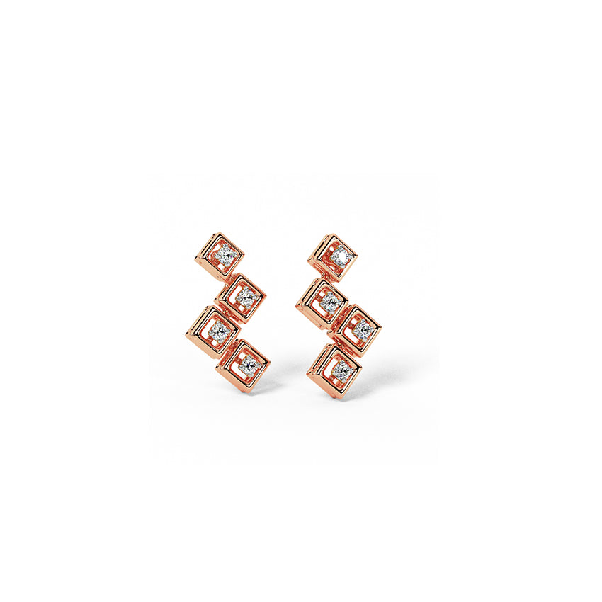 PrismGlow Diamond Studs