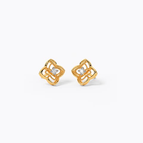 Verdelle Petite Diamond Studs