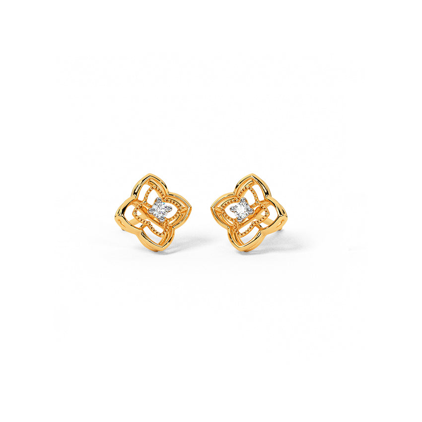 Verdelle Petite Diamond Studs